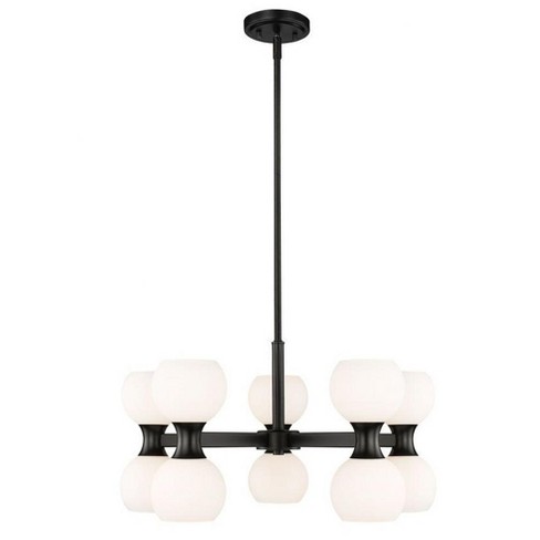 Z-Lite Artemis 10 - Light Chandelier in  Matte Black - image 1 of 4