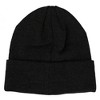 Cobra Kai Woven Embroidered Logo Patch Marled Acrylic Yarn Knitted Cuffed Beanie Hat for Men - 2 of 2