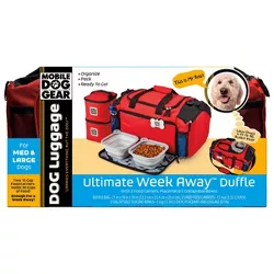 Overland Travelware - Dog - Ultimate Week Away Duffel - Red