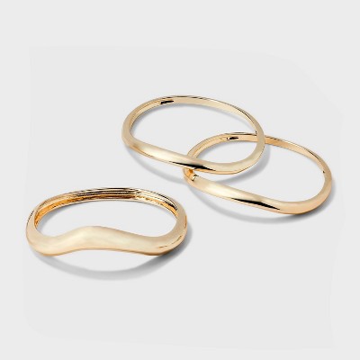 Bangle Bracelet Set 3pc - A New Day&#8482; Gold