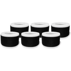 Nispira 2-in-1 True HEPA Replacement Filters Compatible with Pro Breeze Mini Air Purifier PB-P02 PB-P02F, 6 Packs - 1 of 4