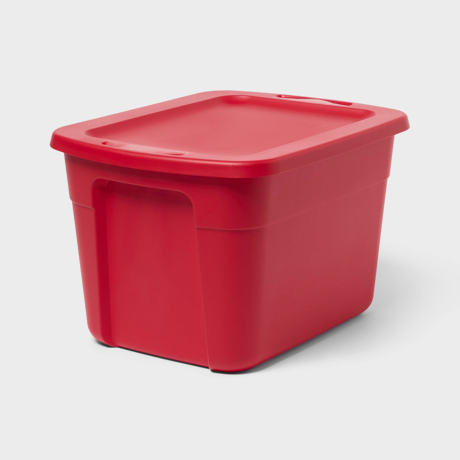 18gal NonLatching Tote Red - Brightroom™