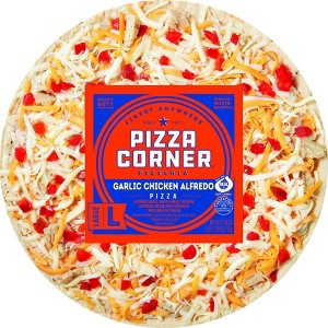 Pizza Corner Chicken Alfredo Frozen Pizza - 27.90oz - 1 of 4