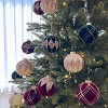 3.15-Inch Christmas Ornaments, 12-Pack Flocked & Hand-Painted, Shatterproof Holiday Decor for Tree, Wreaths, & More - 2 of 4