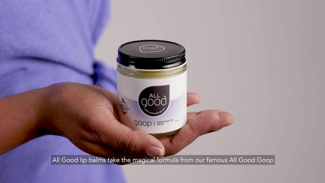 All Good Lip Balm - USDA Organic - Coconut - 1.6oz, 2 of 5, play video