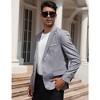 Men's Casual Blazer Sport Coat Two Button Lightweight Business Jackets - 4 of 4