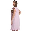 Dreamcrest Cap Sleeve Woven Nightgown with Floral Embroidery - Cute PJ Sleepwear - 2 of 3