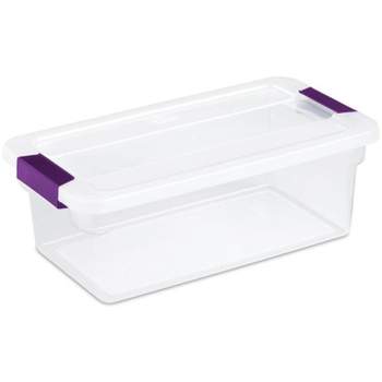 16qt Clear Storage Box With Lid White - Room Essentials™ : Target