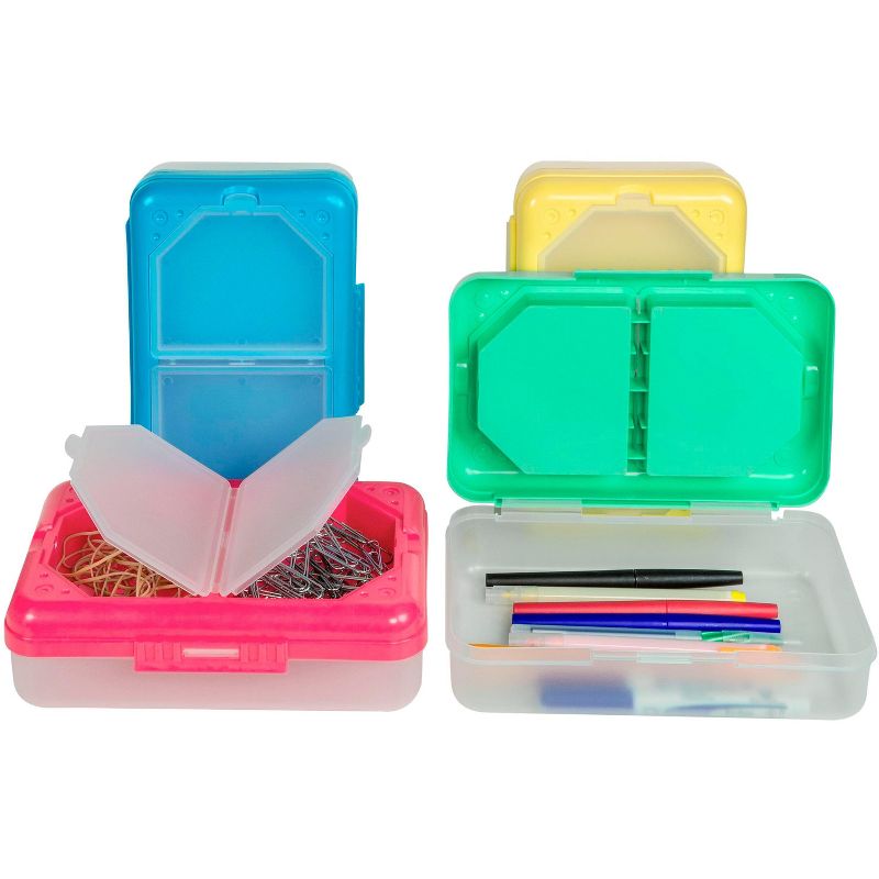 C-Line Storage Box with 3 Compartments, Colors Vary, 2 of 4