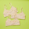 Yellowberry 3pk High-Quality Double-Layered Seamless Strappy Back Wire-Free Girls Bra for Teens & Tweens Ideal for First Bra & Everyday Wear - 2 of 4