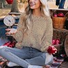 Women's Rainbow Pom Pom Drop Sleeve Sweater - Cupshe - 2 of 4