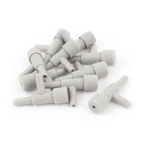 Unique Bargains Aquarium Fish Tank Plastic Air Tubing Switch Pump Flow Control Valve Gray 10 Pcs - 1 of 3