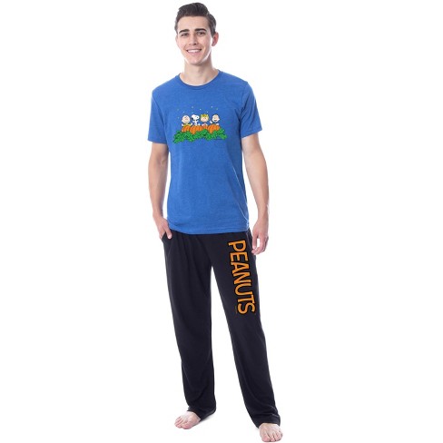 Peanuts Mens' Charlie Brown It's The Great Pumpkin Sleep Pajama Set  (xxx-large) Multicolored : Target