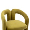 Vynxaria Contemporary Designed Velvet Fabric Upholstered Accent Chair for Living Room set of 2,Olive - 3 of 4