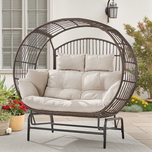 Buenhomino 2-Person Egg Chair Glider Rocking Chair - 1 of 4