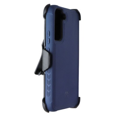 MyBat Pro Maverick Series Case + Holster for Samsung Galaxy S22+ (Plus) - Blue