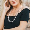 EVERLY JEWELRY | 8-9mm Cultured Freshwater Pearl Endless Necklace - 64 inch - 2 of 4