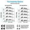 NicBex 5 Tier Wire Shelving Unit,7500/6000LBS Height Adjustable Metal Garage Storage Shelves,Heavy Duty Storage Rack for Warehouses,Kitchens,Garage - 3 of 4