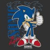 Mens Sonic the Hedgehog Thumbs Up Lightweight Hoodie - 2 of 4