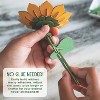 MindWare Bloomscapes Sunflowers Wooden Flower Building Kit - Ages 8 and Up - 3 of 4