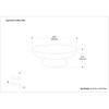 30" Cast Aluminum Round Pedestal Coffee Table, Nickel Finish, Ideal for Living Room or Family Room - 2 of 4
