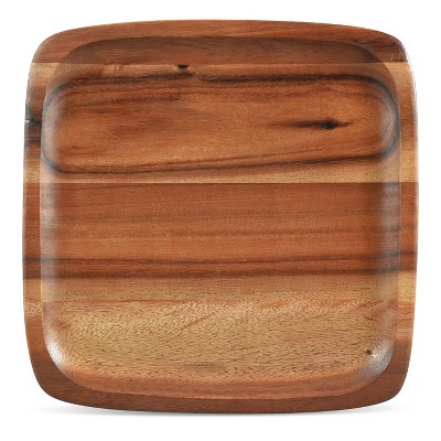 Noritake Kona Wood Accents Square Plate, 12"