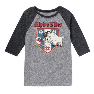 Boys' - Disney - Alpine Vibes Raglan Graphic T-Shirt - 1 of 4
