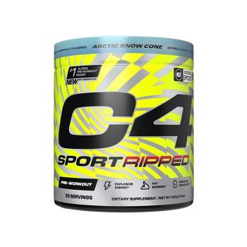 Cellucor C4 Sport Ripped Pre-Workout - Artic Snow Cone - 9.9oz/20ct