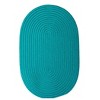 Colonial Mills Port Royale Braided Rug, Turquoise 4x7, Oval Shape - 2 of 4
