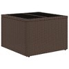 vidaXL 9 Piece Patio Sofa Set with Cushions Brown Poly Rattan - Brown and Cream With Table - 3 of 4