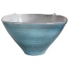 Uttermost Blue Crest Ceramic Bowl 17 Inch Wide Decorative Porcelain Accent - 4 of 4