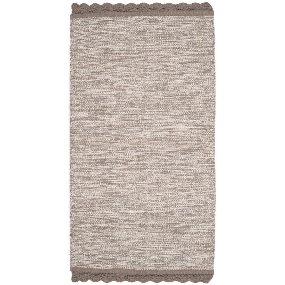 2'3inx7' Winnifred Woven Rug Gray - Safavieh