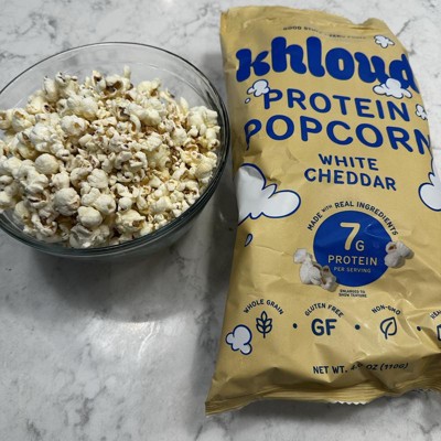Khloud White Cheddar Protein Popcorn - 4oz : Target