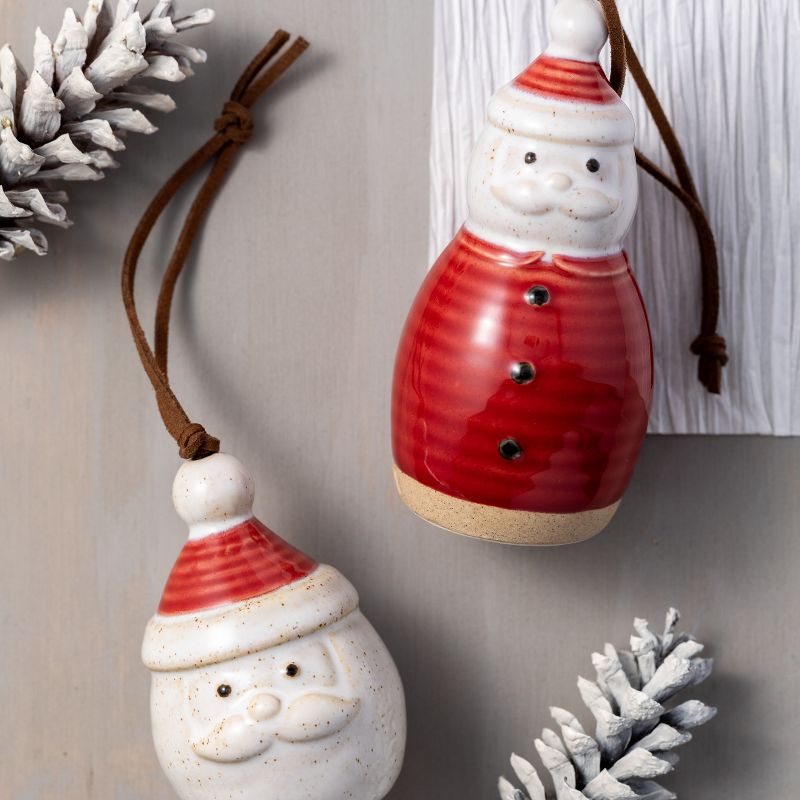 DEMDACO Snow Day Santa Ornaments - Set of 2, 2 of 3