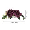 Unique Bargains Women's Styling Simulated Flowers Hair Clips Comb 1 Pc - 2 of 4