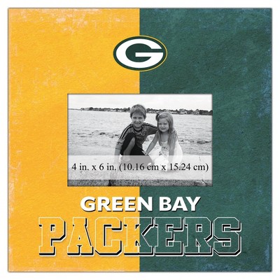 Nfl Green Bay Packers Fan Creations 4x4 Picture Frame Sign : Target