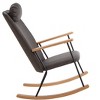 NicBex Accent Chair Rocking Chair with Adjustable Headrest Pillow Upholstered Glider Rocker Comfy Chair for Living Room, Bedroom - 4 of 4
