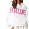 Women's Bride Sweatshirt - Peach Love - 2 of 4