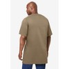 Boulder Creek by KingSize  Heavyweight Longer-Length Pocket Crewneck T-Shirt - 3 of 4