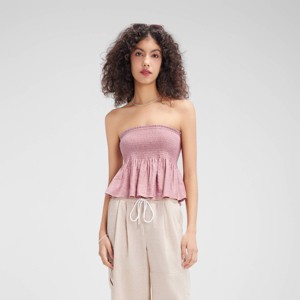 Women's Smocked Tube Top - Wild Fable™ - 1 of 4