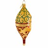 Morawski 5.0 Inch Christmas Reflections In Gold Reflector Glitter Accents Tree Ornaments - 4 of 4