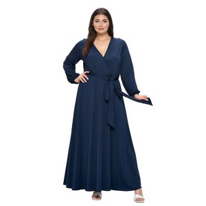 L I V D Women's Espinoza Surplice Maxi Dress - 1 of 3