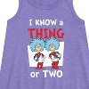 - Dr. Seuss - I Know A Thing Or Two School Graphic Sleeveless Aline Dress - 2 of 4