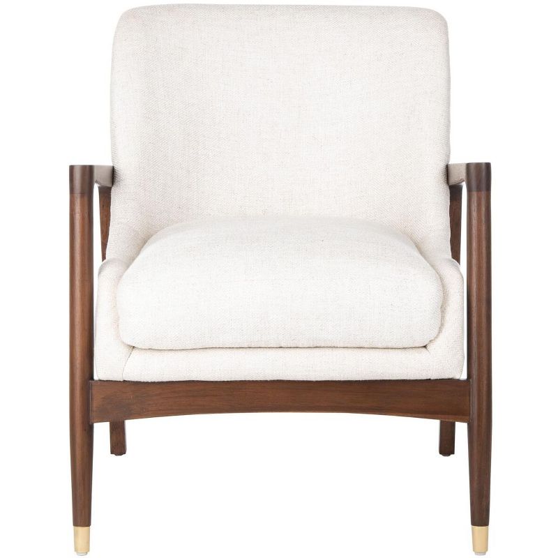 Flannery Mid-Century Accent Chair - Cream - Safavieh., 1 of 10
