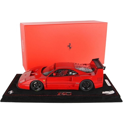 Ferrari F40 LM Rosso Corsa Red with DISPLAY CASE Limited Edition to 200  pieces Worldwide 1/18 Model Car by BBR