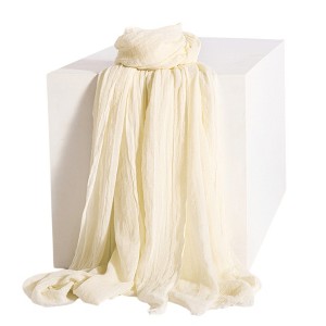 Anna-Kaci Women's Oversized Solid Color Scarf Lightweight Soft Wrap Shawl for Travel Casual Wear and Layering - 74.8IN×39.4IN - 1 of 4