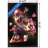Trends International James Booker - Galaxy Laser Cats on Pizza Framed Wall Poster Prints - 3 of 4