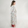 Of an Origin Organic Cotton Stretch Women's Lounge Robe in Botanical Floral Print - 3 of 4