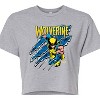 Women's - Marvel - Wolverine Slash Cropped Graphic T-Shirt - 2 of 4