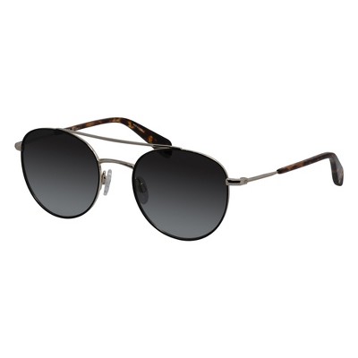 Rag & Bone RNB 5050/G/S 807 Mens Round Sunglasses Black 51mm